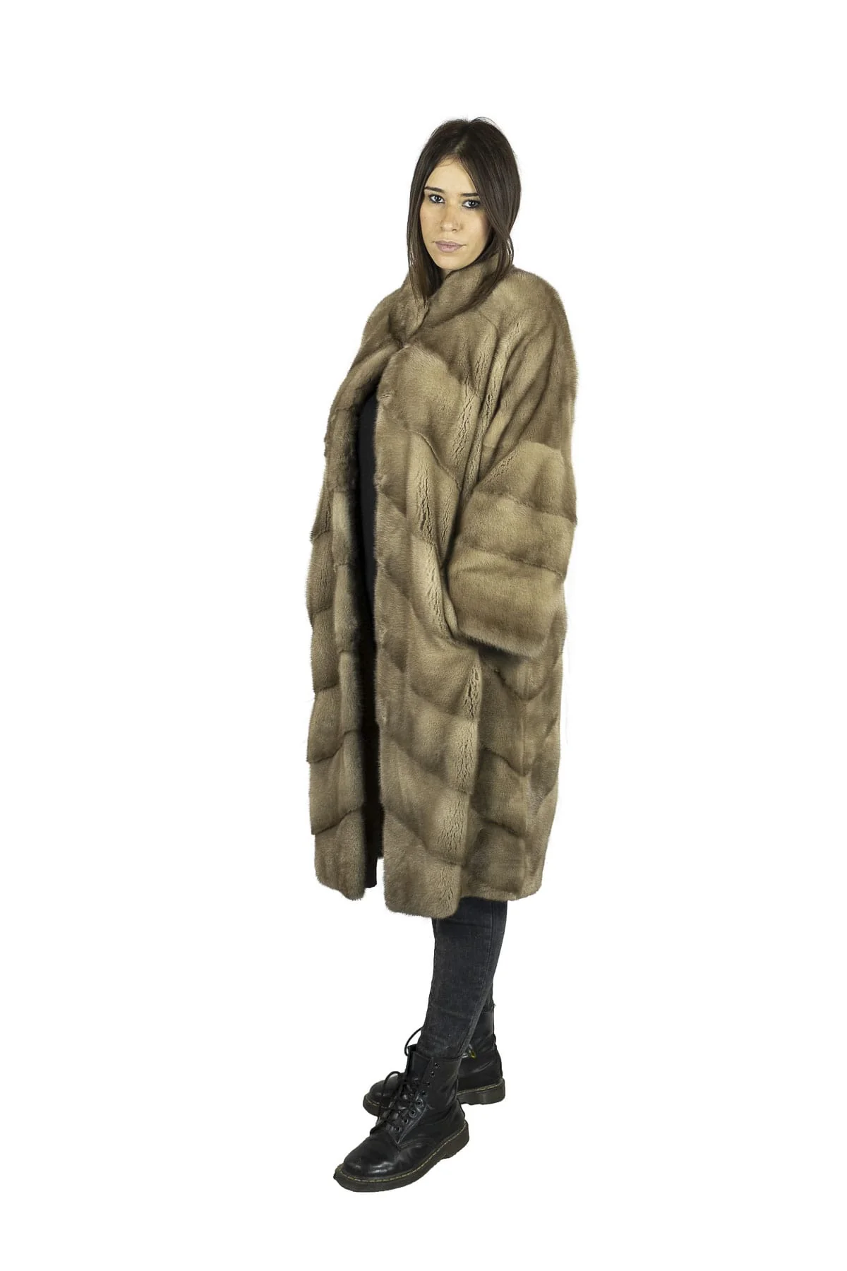 BRENTWOOD - Cappotto in visone (Marrone) - Image 2