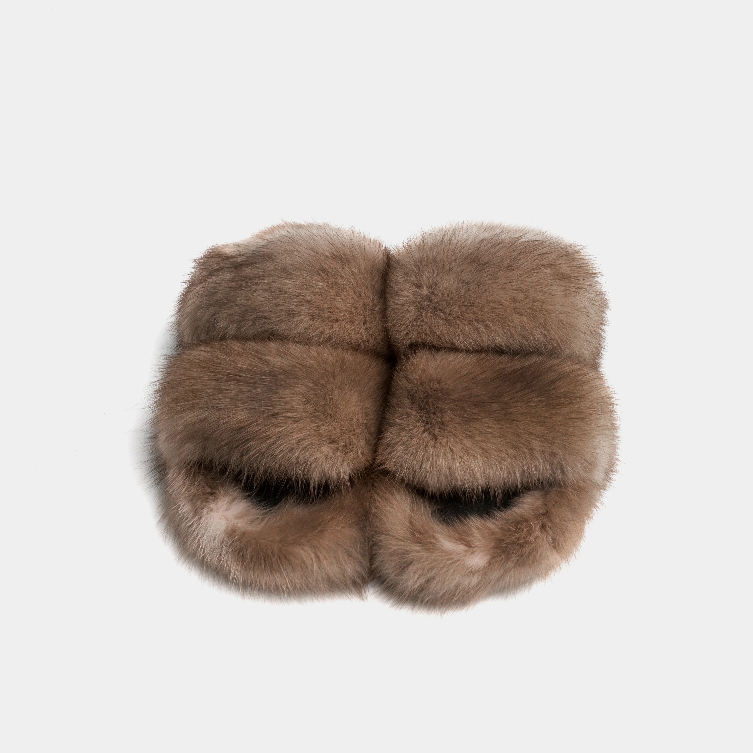 OSLO - Slipper con doppia fascia e bordatura in zibellino - Image 4