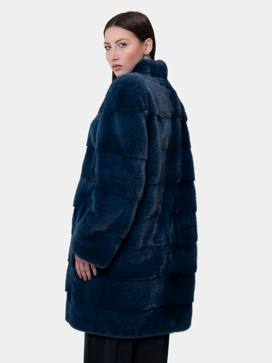 DETROIT - Cappotto in visone (Blu) - Image 5
