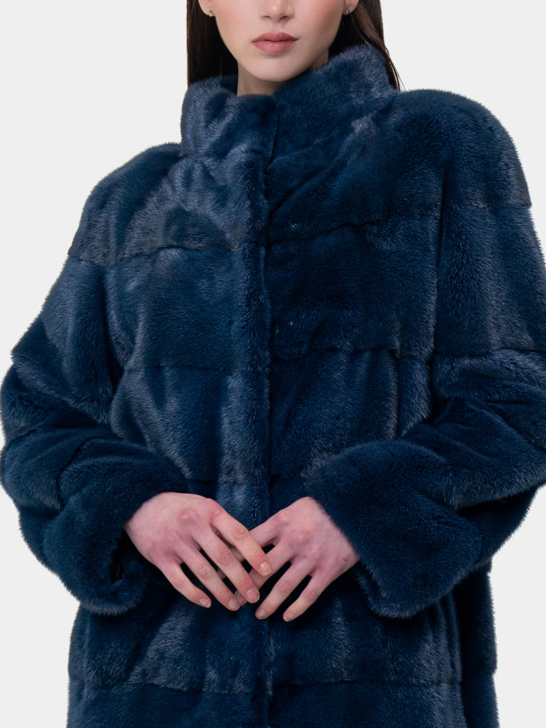DETROIT - Cappotto in visone (Blu) - Image 6
