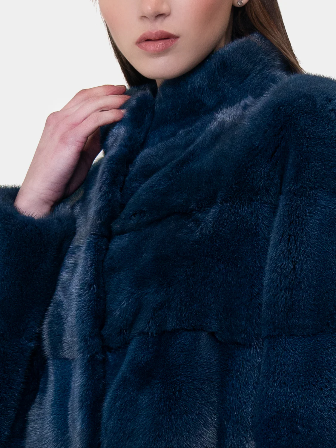 DETROIT - Cappotto in visone (Blu) - Image 7