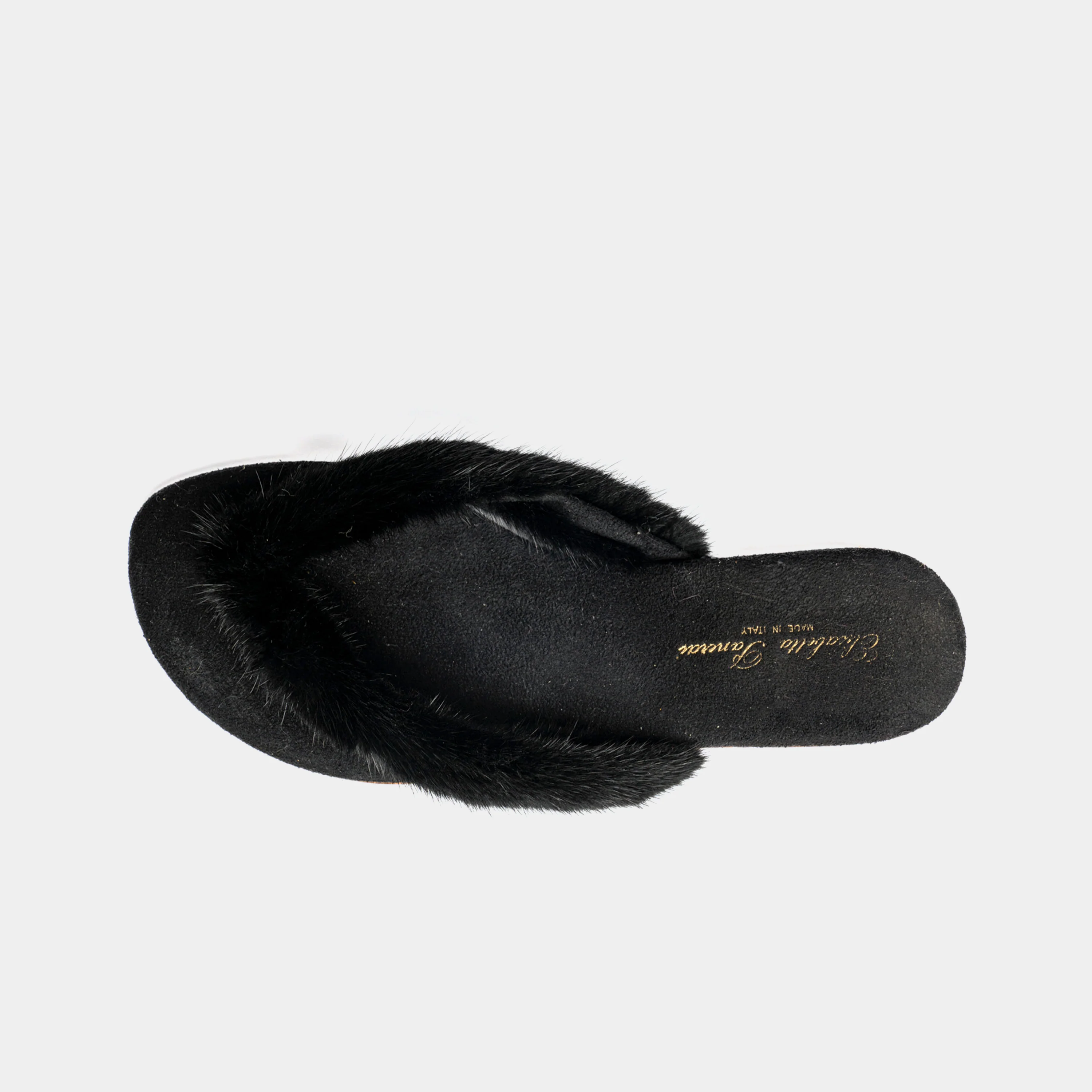 FORTE DEI MARMI - Slipper infradito in visone (Nero) - Image 5
