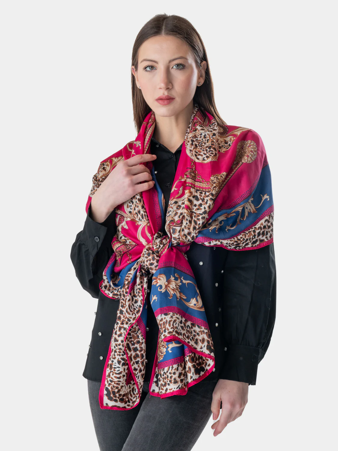 SALISBURGO - Foulard Luxury (Magenta) - Image 2
