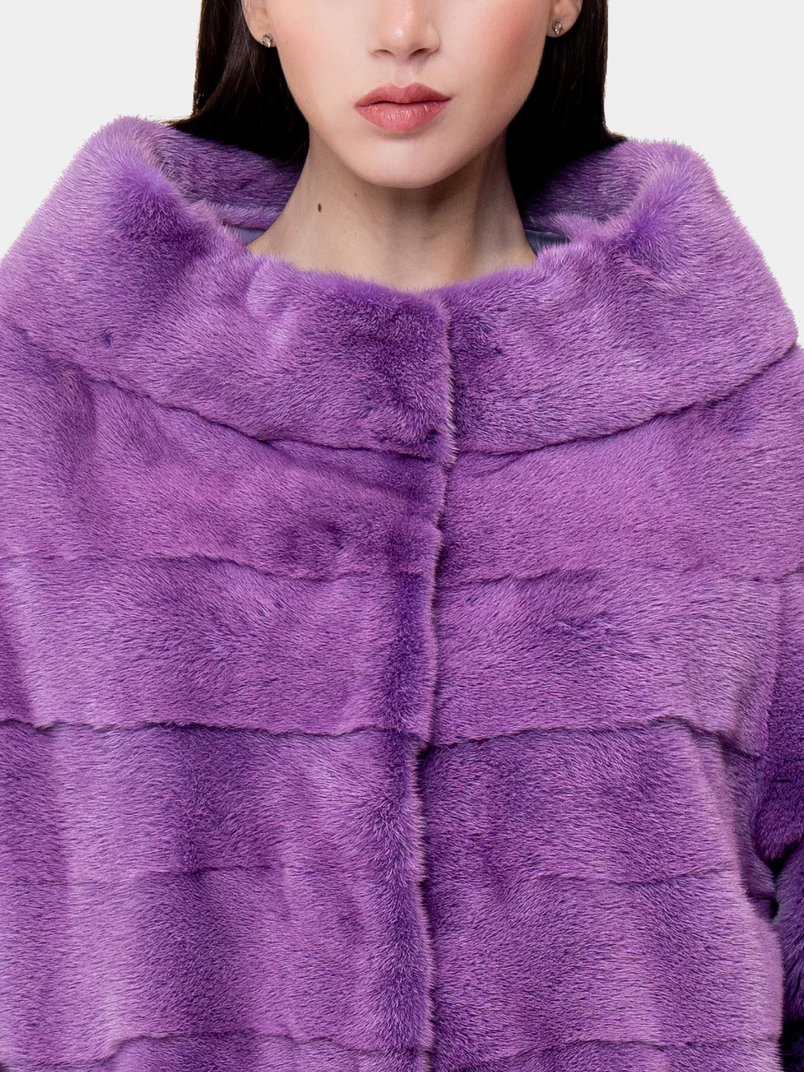NEW JERSEY - Giacca in visone - Mod. Tiffany (Viola) - Image 6