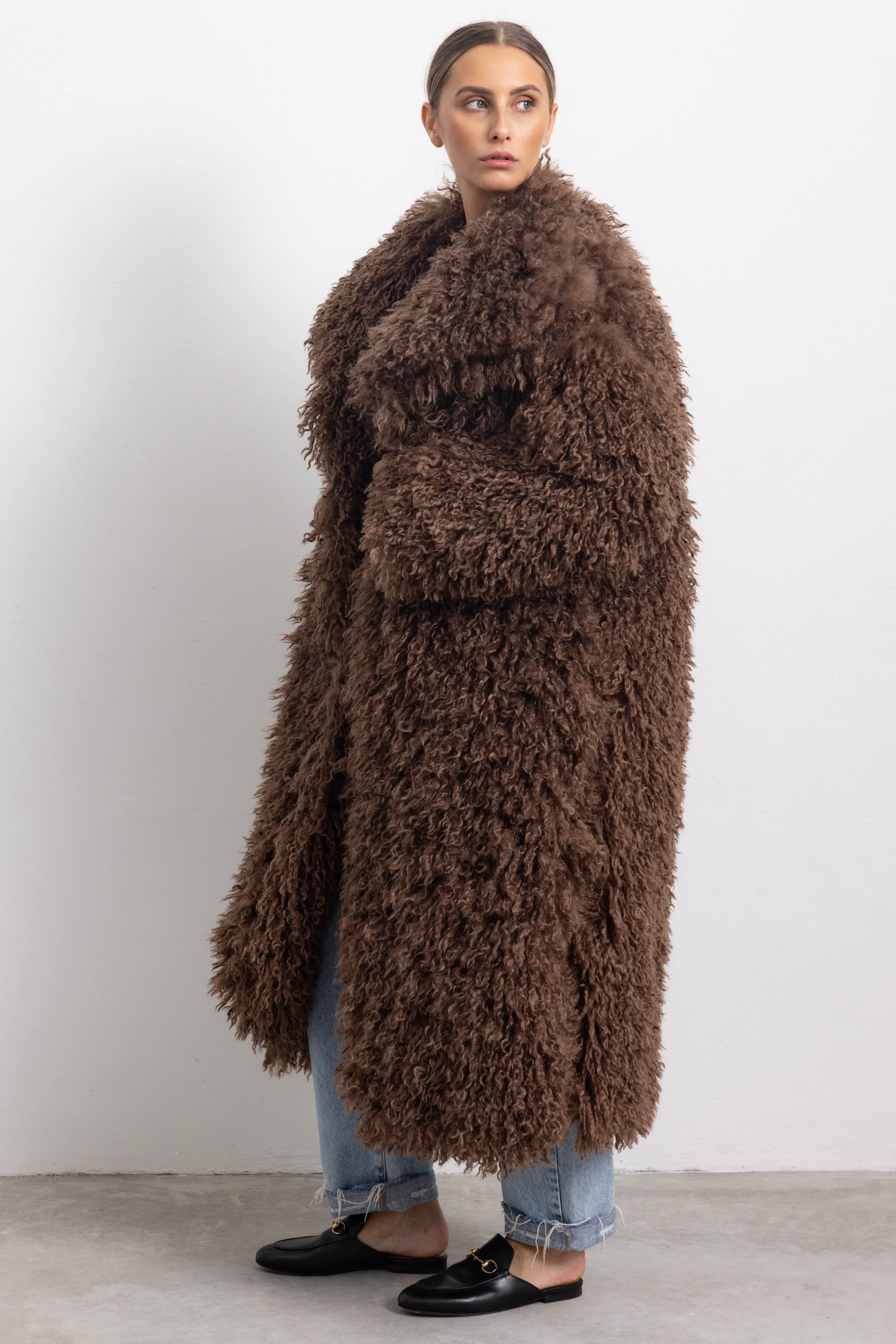 MONGOLIA LONG - Cappotto lungo (Marrone) - Image 2