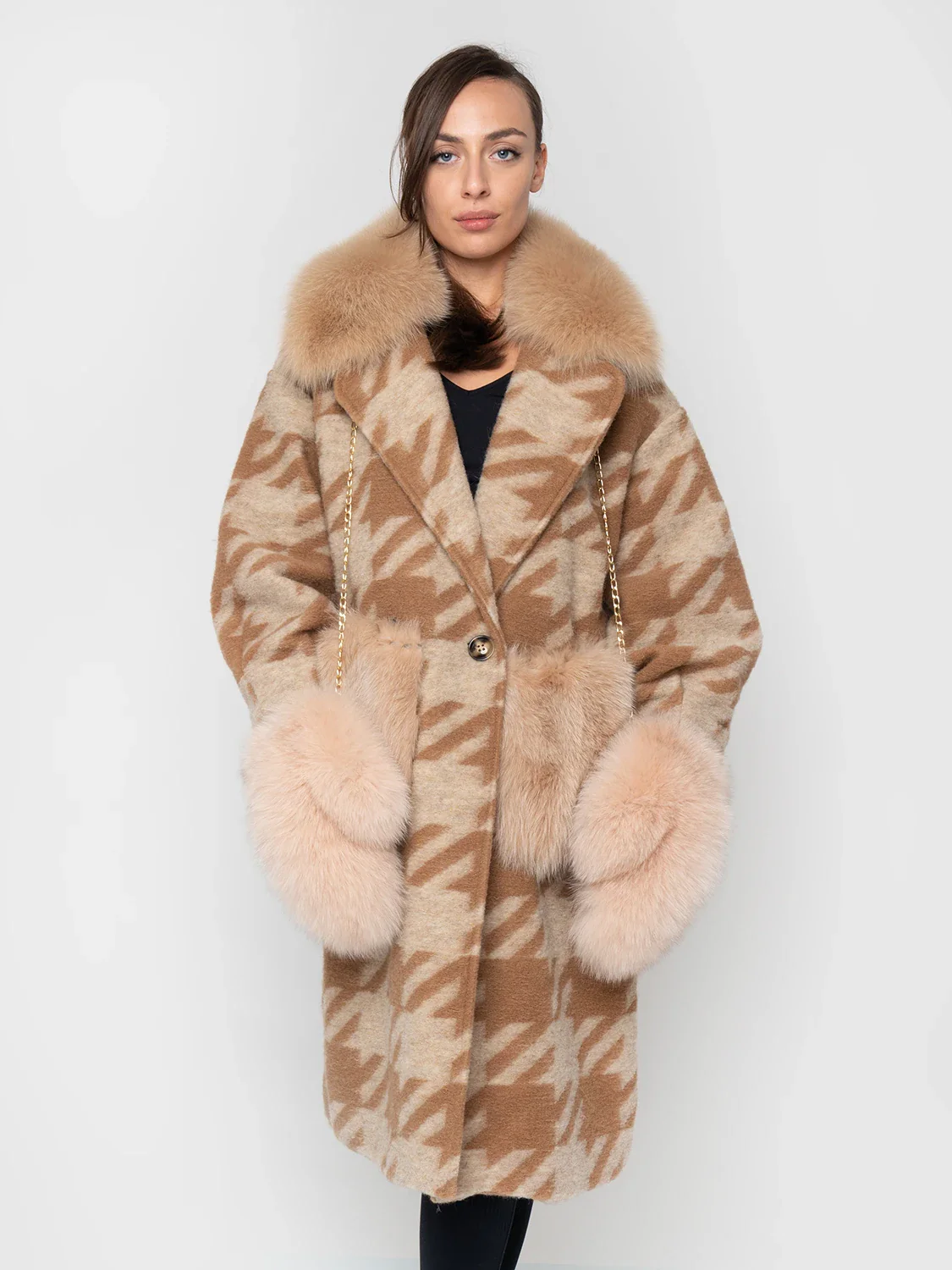 COLMAR - Muffole in volpe (Beige)
