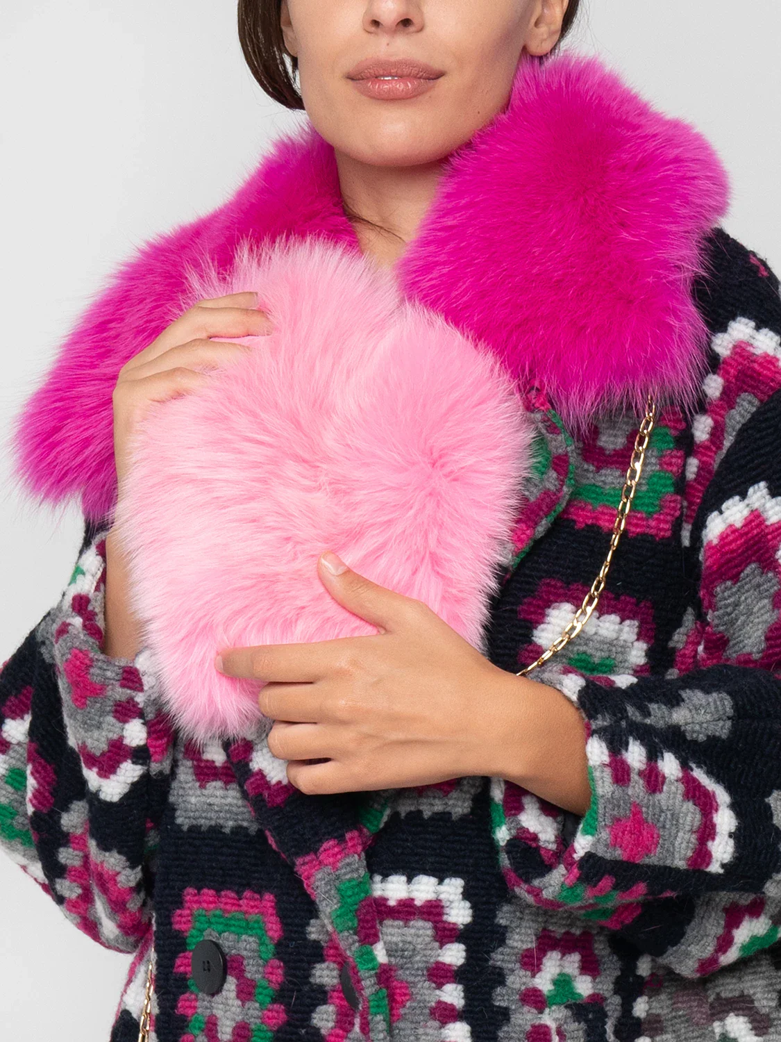 COLMAR - Muffole in volpe (Rosa) - Image 3