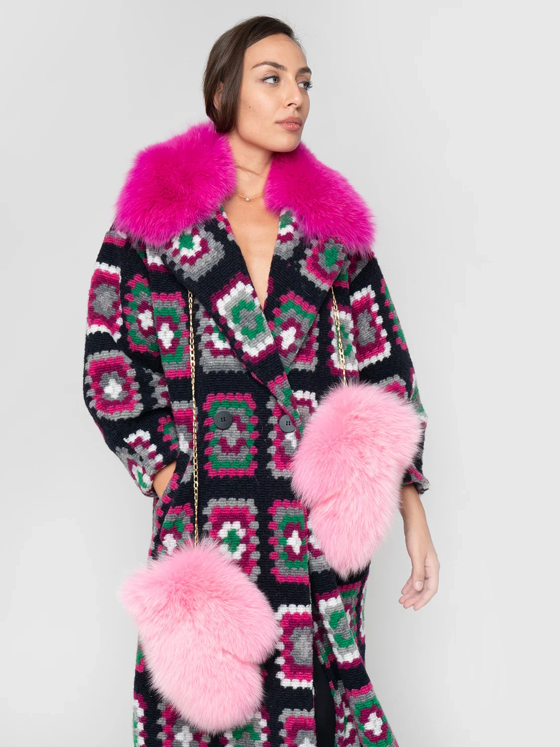 COLMAR - Muffole in volpe (Rosa) - Image 5