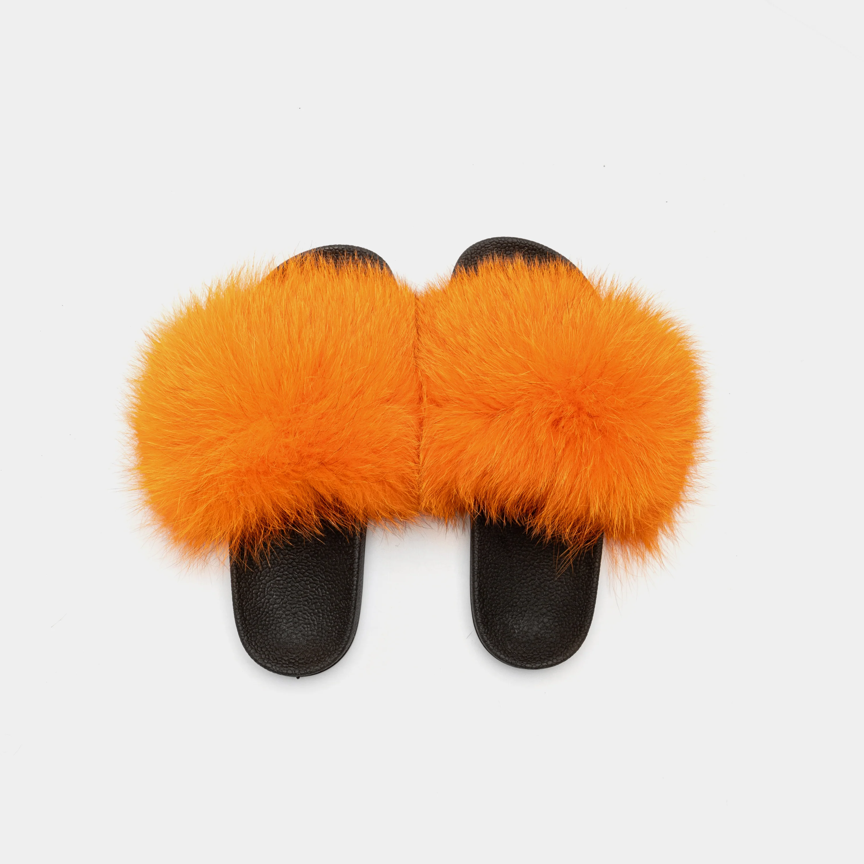 ST. MORITZ - Slipper con fascia in volpe (Arancione) - Image 4