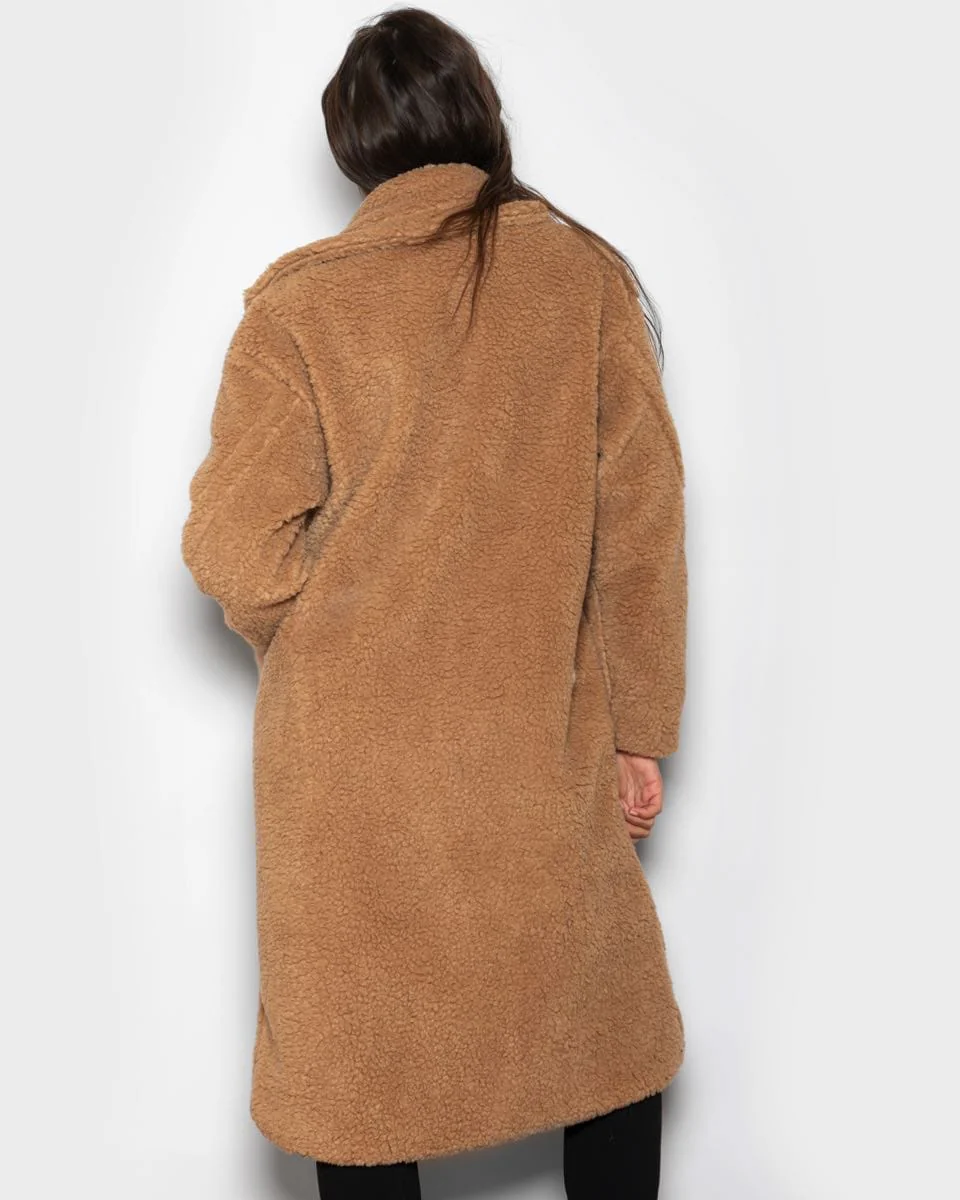 LUBIANA - Teddy con tasche in volpe (Cammello) - Image 6
