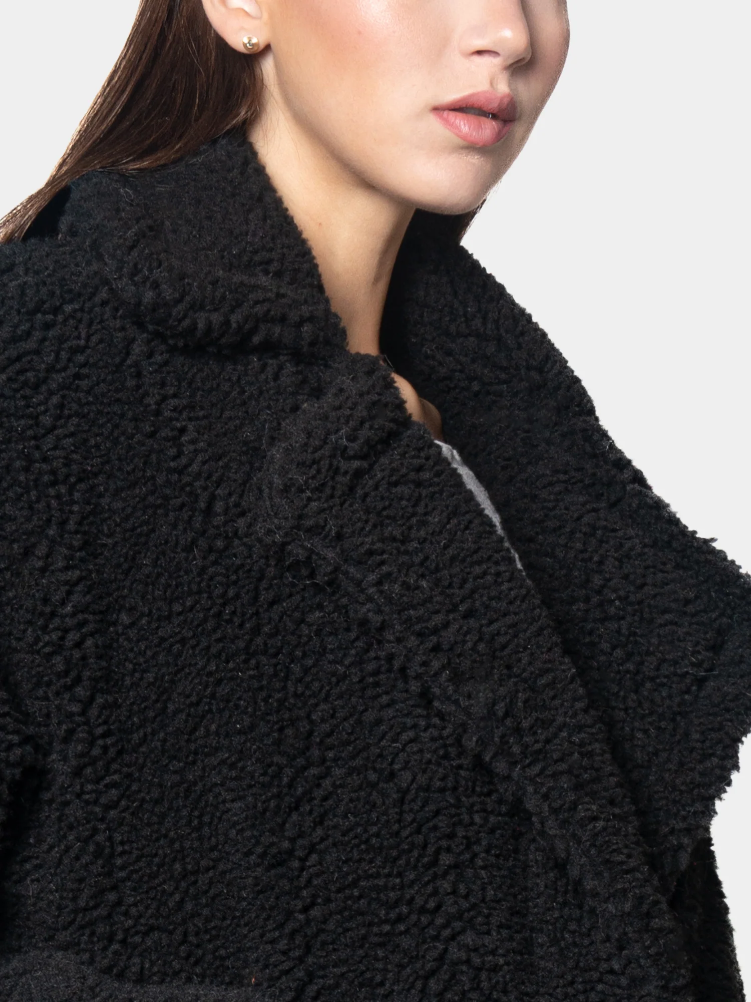 LUBIANA - Teddy con tasche in volpe (Nero) - Image 4